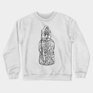 Legendary Berserker Battle: Lewis Chessmen Unleashed Crewneck Sweatshirt